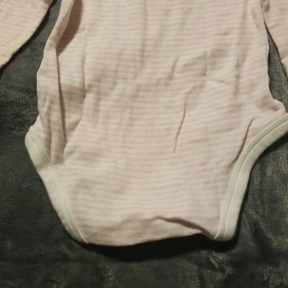 Baby B'Gosh Baby Girl's Stripe Long Sleeve Onesie